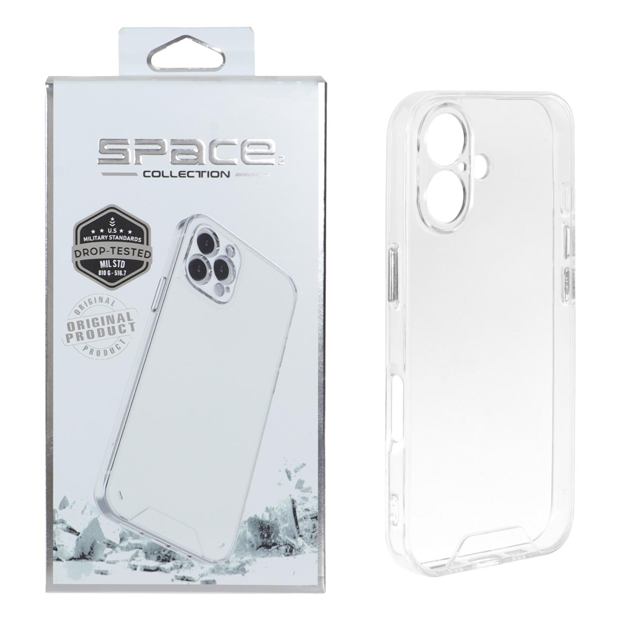 قاب اورجینال Space مدل Apple iPhone 16 (پک دار)